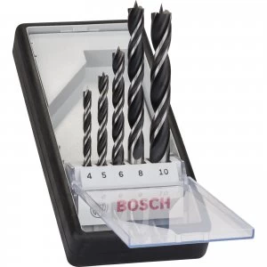 Image of Bosch 5 Piece Brad Point Wood Drill Bit Set