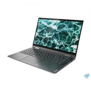 Image of Lenovo Yoga C740 Hybrid (2-in-1) Grey 35.6cm (14") 1920 x 1080 pixels Touch Screen 10th Gen Intel Core i7 8GB DDR4-SDRAM 512GB SSD WiFi 6 (802.11ax) W