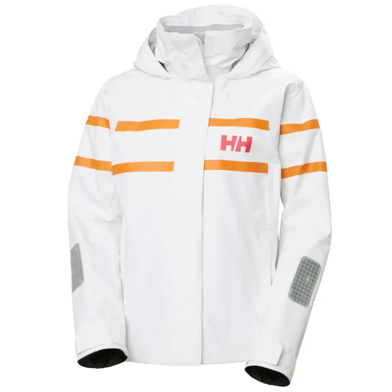 Image of Helly Hansen Womens waterproof jacket Helly Hansen Salt Inshore Blanc Female L