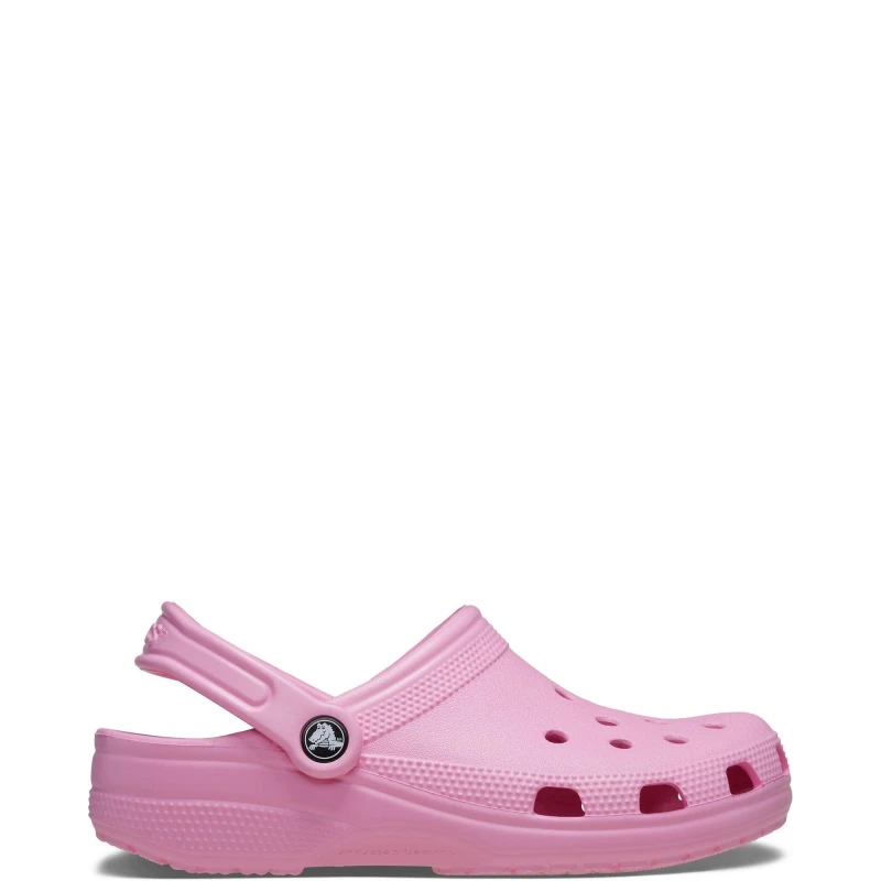 Image of Crocs Unisex Classic Clogs Pink Tweed W9/M8