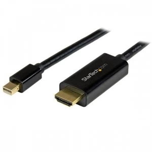 image of StarTech Mini Displayport To HDMI Adapter Cable 5 M 15 Ft. 4K 30hz