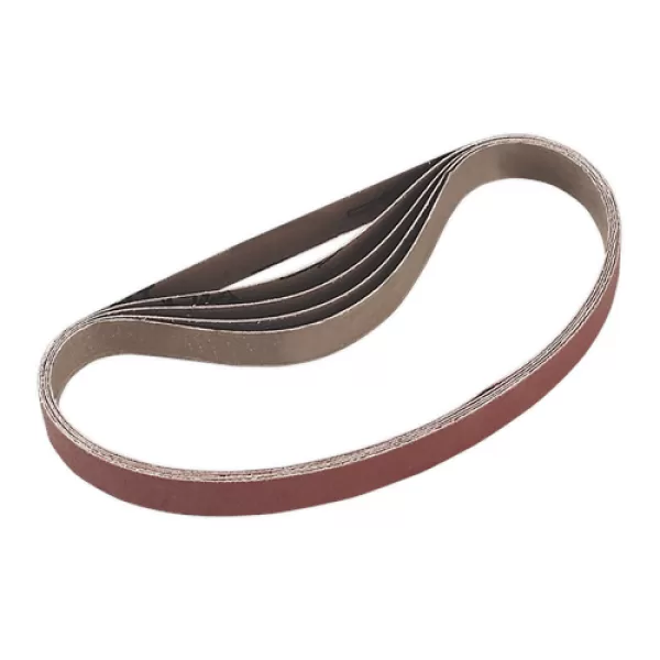 Image of Genuine SEALEY SA355/B100G Sanding Belt 20 x 520mm 100Grit Pack of 5