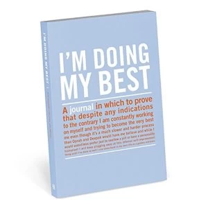 Image of Knock Knock I|m Doing My Best Mini Inner Truth Journal Notebook / blank book 2015
