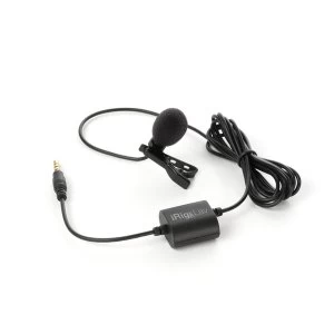 image of IK Multimedia iRig Lavalier/Lapel/Clip-On Microphone for Mobile Devices 2 Pack