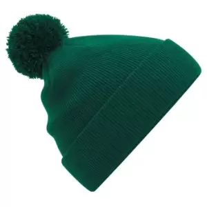 Image of Beechfield Original Pom Pom Beanie (One Size) (Bottle Green)