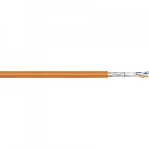 Image of Network cable CAT 6 SFFTP 4 x 2 x 0.25mm Orange