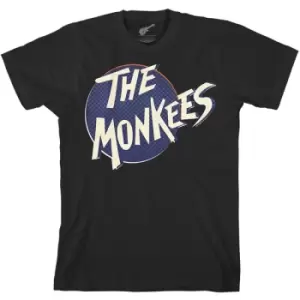 Image of The Monkees - Retro Dot Logo Unisex XX-Large T-Shirt - Black