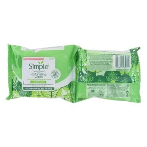 Image of Simple Wipes Exfoliating Bio 6x 20pc
