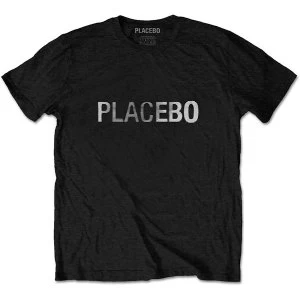 Image of Placebo - Logo Unisex Large T-Shirt - Black