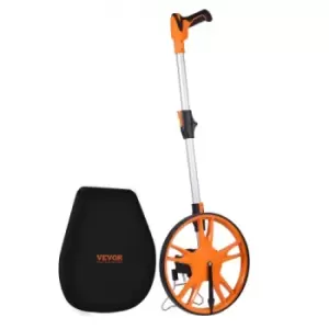 image of VEVOR Measuring Wheel 317mm Road Runner Distance Telescoping Handle w/ Back Bag