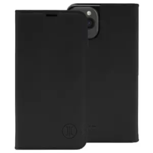 image of JT Berlin BookCase Tegel iPhone 13 Pro Flip Leather Case - Black