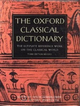 Image of The Oxford Classical Dictionary by Simon Hornblower Hardback