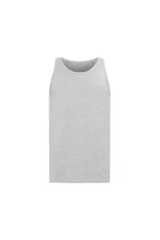 Image of Classic Heathered Fitted Tank Top