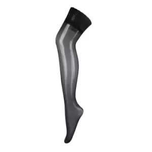 image of Aristoc Ultra Shine 10D Hold Ups - Black