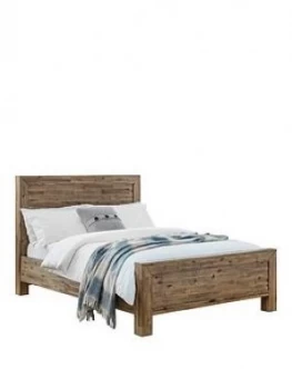 Image of Julian Bowen Hoxton King Wooden Bed Solid Acacia