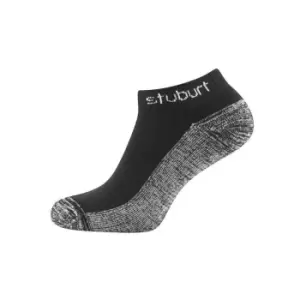 image of Stuburt Cut Golf Socks (Pack of 2) - Black