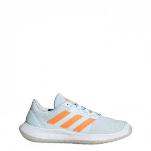 Image of adidas Force Bounce Pro Netball Trainers - Sky Tint