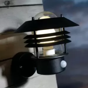 Image of Nordlux Vejers Outdoor Wall Light with PIR Sensor - Black