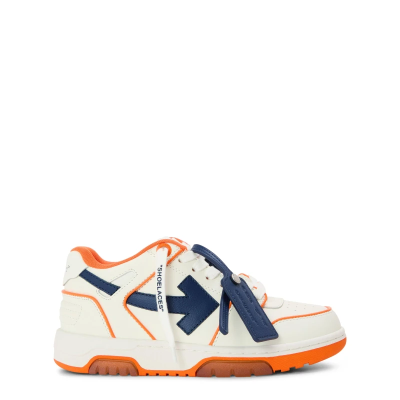 Image of Off White Womens Outofoffice Oln Low-Top Trainers Orange/Purple female 3 (36)