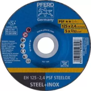 image of PFERD PSF STEELOX 69198292 Cutting disc (off-set) 125mm 10 pc(s) Stainless steel, Steel