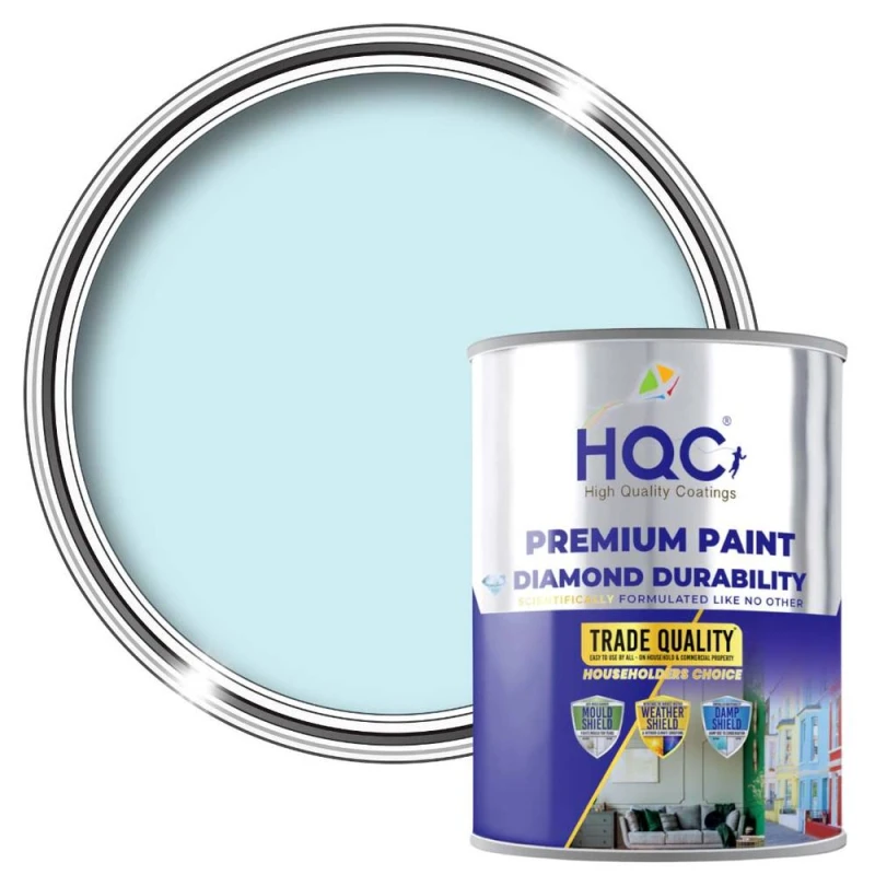 Image of HQC PAINTS Masonry Paint - 20L in Light Blue Light Blue Unisex 20L