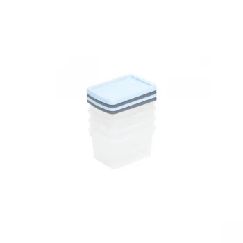 Image of Wham Boxes And Lids 1.5L 2 Assorted Colours Pack 4