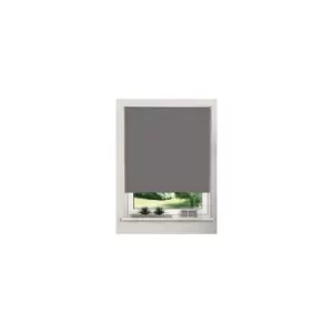 Image of Newedgeblinds - Thermal Greyout Roller Blinds (165cm Drop) Trimmable (Grey, 150cm (59.05'))
