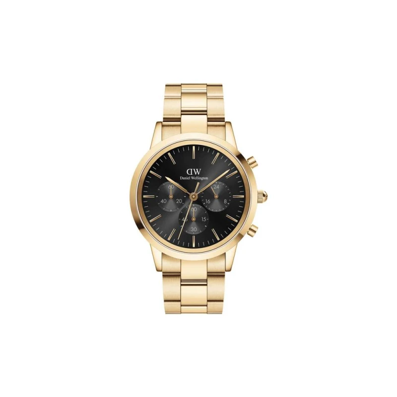 Image of Daniel Wellington Daniel Wellington Men DW00100641 Iconic 42mm Quartz Watch in Black One Size Male 7315030048209