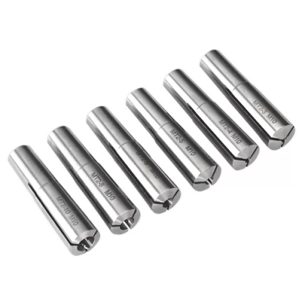 Image of Genuine SEALEY SM2503CSET Collet Set MT2-M10 Ø3-10mm