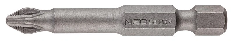 Image of NEO TOOLS 06-037 Screwdriver Bit Tool Steel, Phillips-head (PH) Tool Steel Screwdriver Bit (5514)