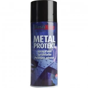 image of Plastikote Metal Protekt Aerosol Spray Paint Gloss Black 400ml