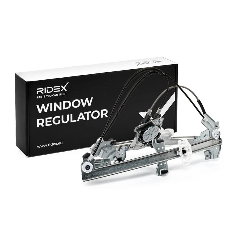 Image of RIDEX 1561W0776 Window regulator Right Front, Operating Mode: Electric, with electric motor Window Winder (1561)