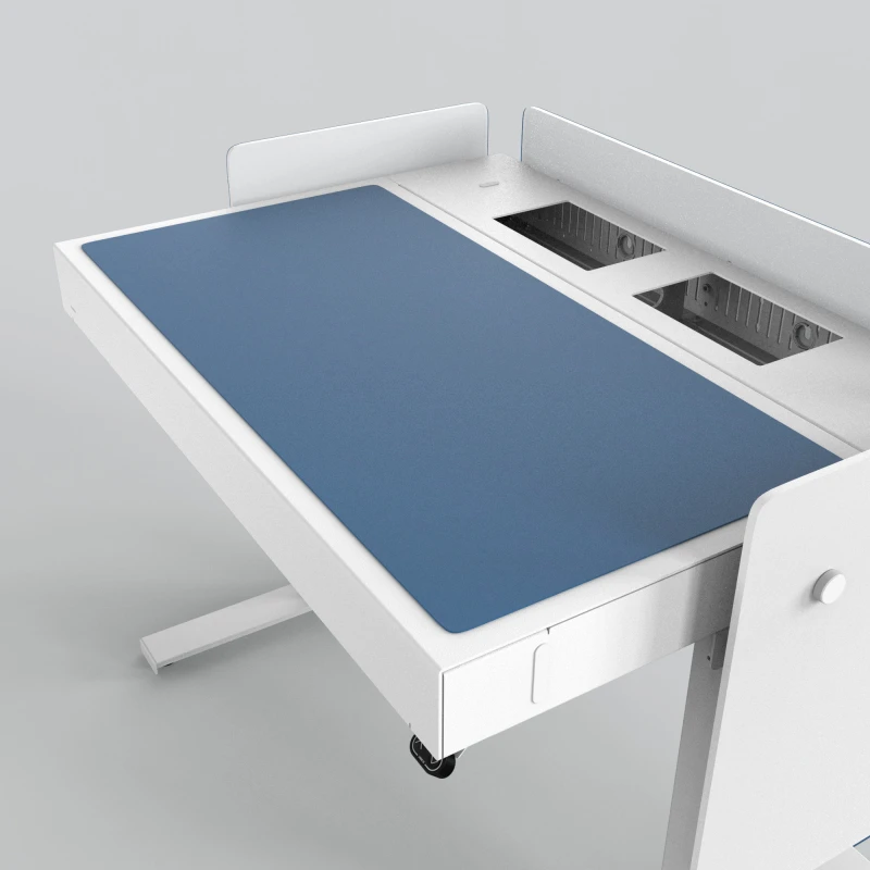 Image of Heckler Design H922-4181 desk pad Linoleum Blue