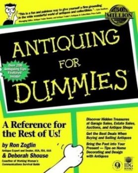 Image of Antiquing for Dummies by Ron Zoglin Paperback