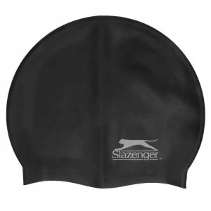 Image of Slazenger Silicone Swimming Cap Adults - Black