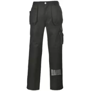 Image of Portwest Mens Slate Holster Work Trousers (3XL R) (Black)