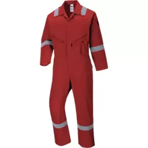 Image of Portwest C814 Iona Cotton Coverall Red 2XL