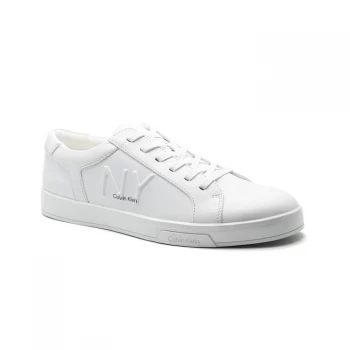Image of Calvin Klein Boone Low Top Trainers - White