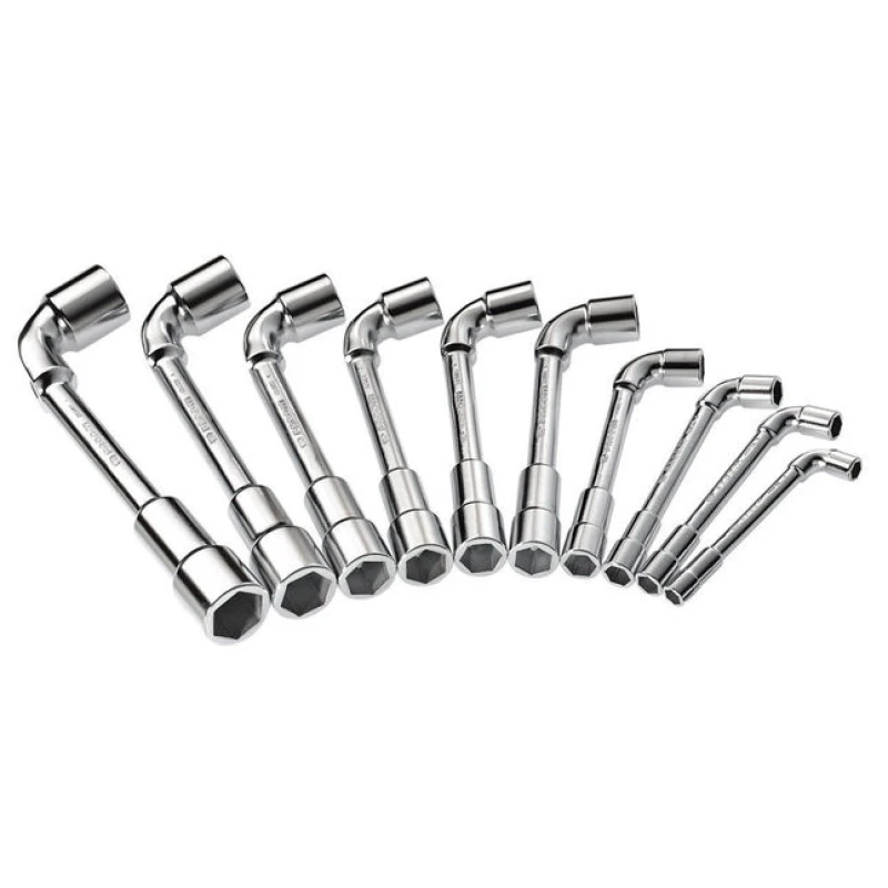 Image of Facom 10 Piece Angled Socket Wrench Set Metric 75.JN10