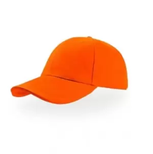 Image of Atlantis Liberty Sandwich Heavy Brush Cotton 6 Panel Cap (One Size) (Orange/Orange)