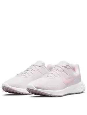 image of Nike Revolution 6 -Pink/White, Size 4, Women