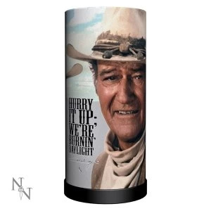 image of John Wayne Round Lamp UK Plug