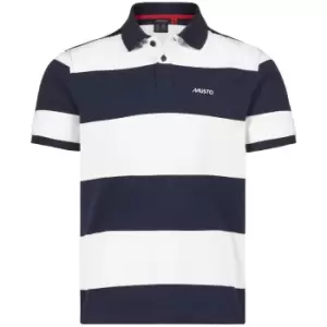 image of Musto Mens Marina Polo Organic Cotton Shirt Navy M