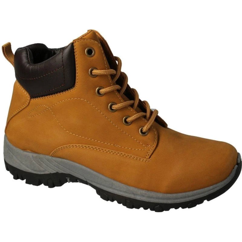 Image of Thomas Blunt Mens Black Lace Up Chunky Outsole Tan male UK7