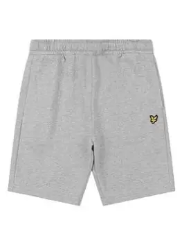 image of Lyle & Scott Boys Classic Sweatshorts - Grey, Size 5-6 Years