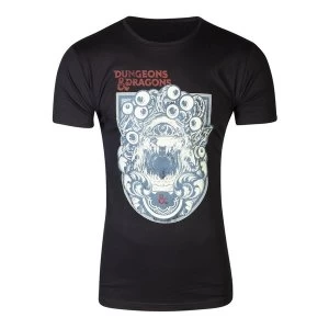 Image of Hasbro - Dungeons & Dragons Iconic Print Mens XX-Large T-Shirt - Black