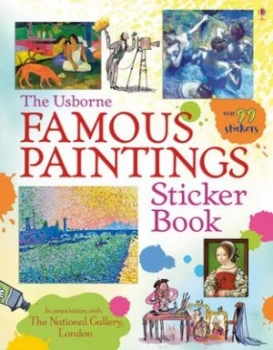 Image of Famous Paintings Sticker Book by Megan Cullis Book