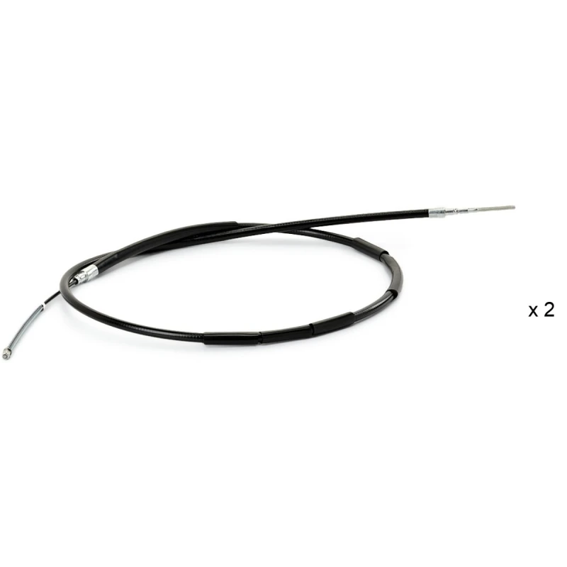 Image of RIDEX 124C1172 Brake Cable Right Rear, 1752/1441mm Cable,parking brake (124)