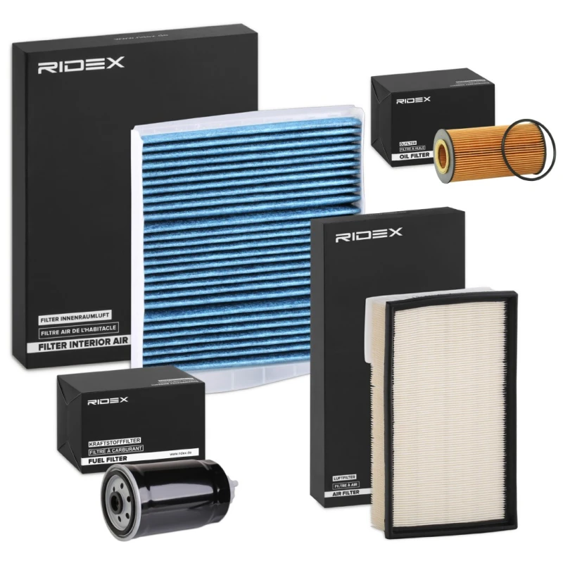 Image of RIDEX 4055F25709 Filter Set with gasket/seal Filter Set (4055)