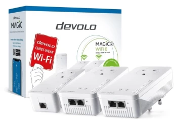 image of Devolo Magic 2 WiFi 6 Whole - Home WiFi Kit(2x Lan Pass-thru 3